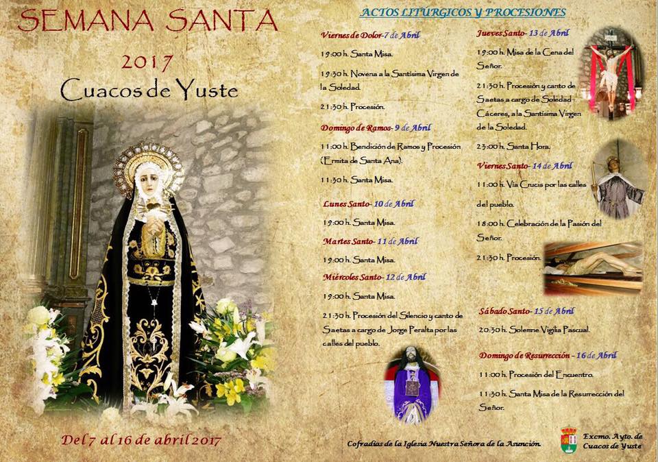 Semana Santa en Cuacos de Yuste 2017 Cuacos de Yuste